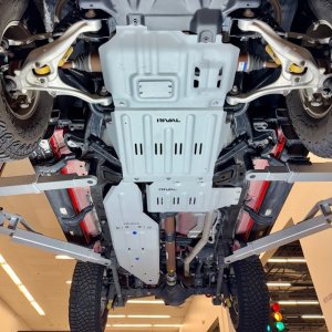 Ford Ranger Skid Plate - Rival 4x4 - Aluminum Transfer Case - `24-`26 Ford Ranger Skid Plate - Rival 4x4 - Aluminum Transfer Case - `24-`26